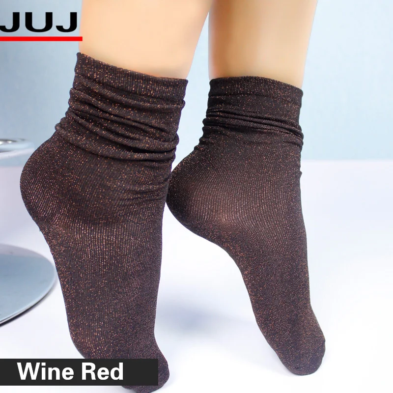 2021 Chic Women's Novelty Glitter Socks.Gold Sliver Shiny Ankle Socks.Casual Ladies Bright Retro Sox Piles Sock Female Meias
2021 Chic Women's Novelty Glitter Socks.Gold Sliver Shiny Ankle Socks.Casual Ladies Bright Retro Sox Piles Sock Female Meias
