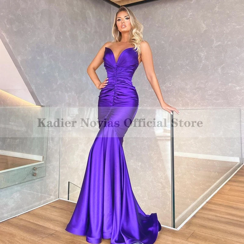 Women's Long Mermaid Purple Satin Evening Dresses 2021 Party Dress Formal Prom Dress 2021
Women's Long Mermaid Purple Satin Evening Dresses 2021 Party Dress Formal Prom Dress 2021