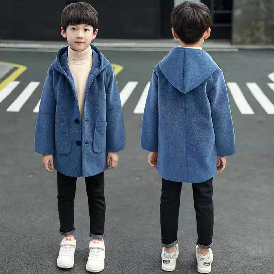 Однотонная шерстяная куртка для мальчиков Возраст, Осень-зима, пальто с капюшоном, детская плотная теплая куртка, верхняя одежда для малень...
Однотонная шерстяная куртка для мальчиков Возраст, Осень-зима, пальто с капюшоном, детская плотная теплая куртка, верхняя одежда для малень...
