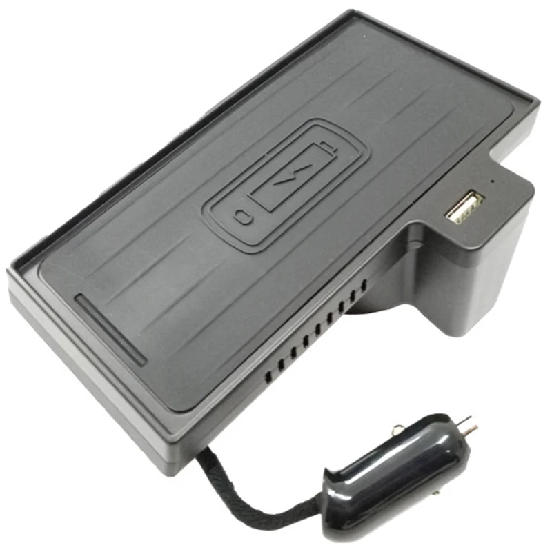 

QI Беспроводная зарядка Быстрая зарядка держатель для телефона коробка для хранения X5 E70 F15 X6 E71 F16 2007-2018