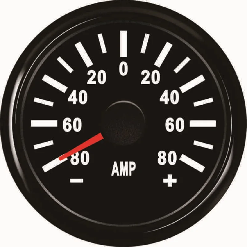 New 2" Universal Ammeter AMP Gauge Ampere Meter +/-80A With Current Sensor 9-32V With Red Backlight 
New 2" Universal Ammeter AMP Gauge Ampere Meter +/-80A With Current Sensor 9-32V With Red Backlight