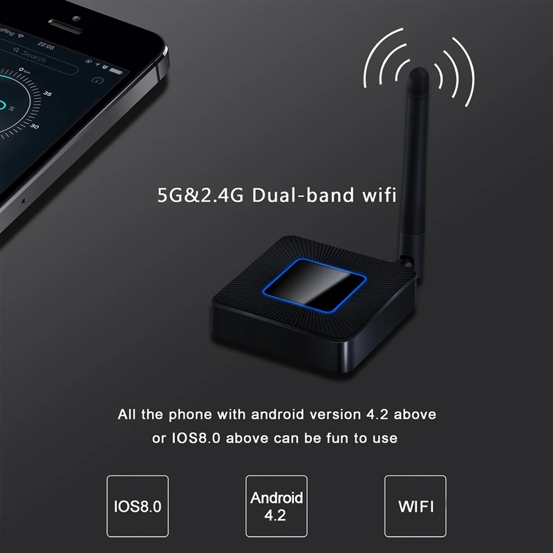 Фото IG Q4 беспроводной адаптер 5G WIFI двухдиапазонный телефон с тем же Sn устройством для (купить)