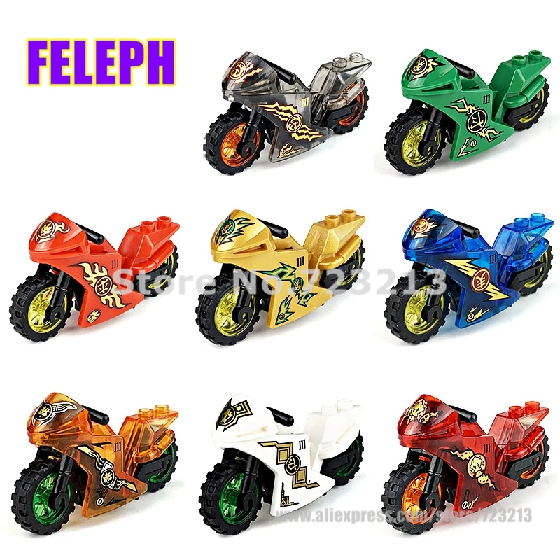8pcs/lot Ninja Motorcycles Set Jay Zane Ninja Kai Lloyd Nya Motor Sets Building Blocks Models Bricks Kits Toys
8pcs/lot Ninja Motorcycles Set Jay Zane Ninja Kai Lloyd Nya Motor Sets Building Blocks Models Bricks Kits Toys