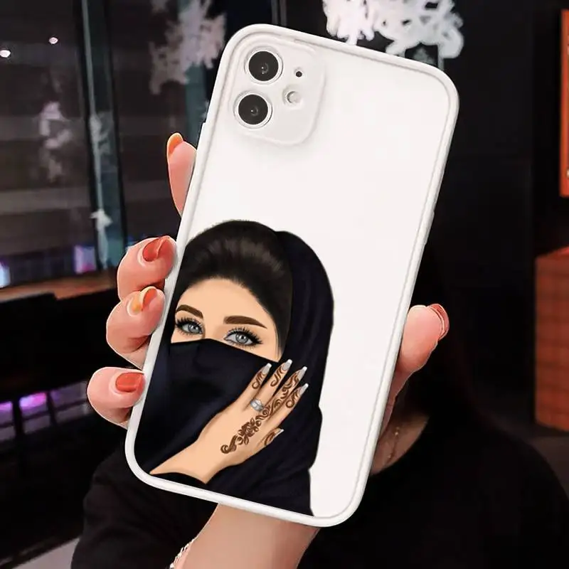 Muslim Islamic Arab Hijab Face Girl Eyes Phone Case matte transparent For iphone 7 8 11 12 plus mini x xs xr pro max cover
Muslim Islamic Arab Hijab Face Girl Eyes Phone Case matte transparent For iphone 7 8 11 12 plus mini x xs xr pro max cover