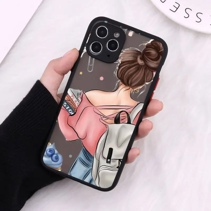 Fashion Girls High Heels Coffee Phone Case Matte Transparent for iPhone 7 8 11 12 s mini pro X XS XR MAX Plus cover funda
Fashion Girls High Heels Coffee Phone Case Matte Transparent for iPhone 7 8 11 12 s mini pro X XS XR MAX Plus cover funda