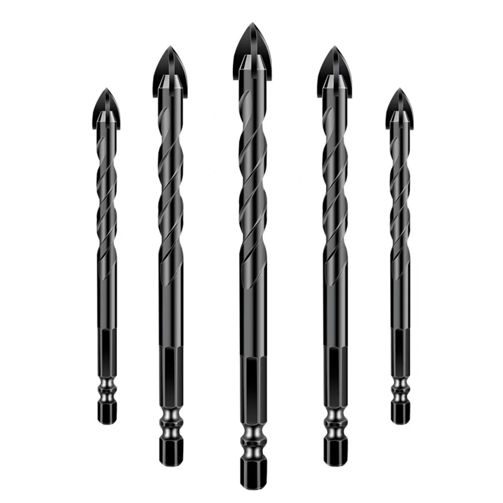 5pcs Cemented Carbide Drill Bit Set Cross Hex Tile Bits Ceramic Concrete Hole Opener Drill 3-8mm Spade Drill Bi Power Tools
5pcs Cemented Carbide Drill Bit Set Cross Hex Tile Bits Ceramic Concrete Hole Opener Drill 3-8mm Spade Drill Bi Power Tools