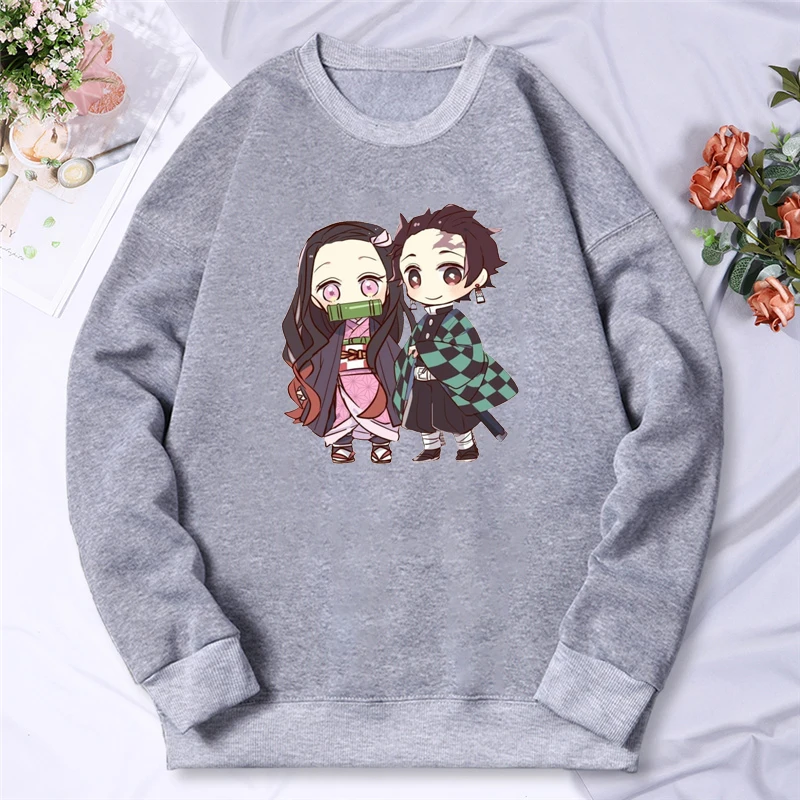 2021 Japanese Anime Demon Slayer Hoodied Kamado Tanjirou and Kamado Nezuko Long Sleeve Manga Sweatshirt Casual Harajuku Hoody
2021 Japanese Anime Demon Slayer Hoodied Kamado Tanjirou and Kamado Nezuko Long Sleeve Manga Sweatshirt Casual Harajuku Hoody
