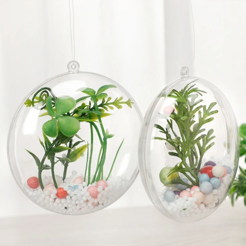 5Pcs Oblate Shape Clear Plastic Ornament 3.5 Inch Christmas Fillable Hanging Flat Balls Bauble DIY Craft Xmas Tree Decor
5Pcs Oblate Shape Clear Plastic Ornament 3.5 Inch Christmas Fillable Hanging Flat Balls Bauble DIY Craft Xmas Tree Decor