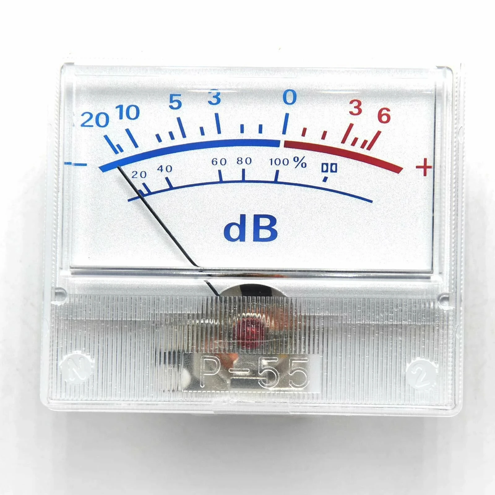 P-55 VU Meter DB уровень заголовка аудио усилитель мощности Детектор шасси с подсветкой 
P-55 VU Meter DB уровень заголовка аудио усилитель мощности Детектор шасси с подсветкой