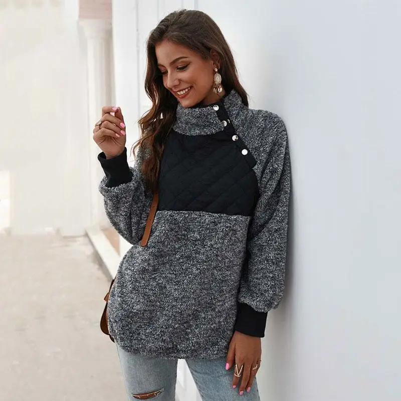 2021 Thick Sweatshirt Women Fleece Turtleneck Sweatshirt Female Warm Sweatshirts Women High Neck Hoody Ladies Pullovers
2021 Thick Sweatshirt Women Fleece Turtleneck Sweatshirt Female Warm Sweatshirts Women High Neck Hoody Ladies Pullovers