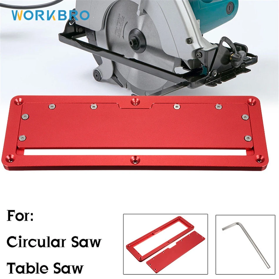 NEW Electric Circular Saw Flip Cover Plate Adjustable Aluminium Insert Plate for Table Saw Flip-Floor Table Special Cover Plate
NEW Electric Circular Saw Flip Cover Plate Adjustable Aluminium Insert Plate for Table Saw Flip-Floor Table Special Cover Plate