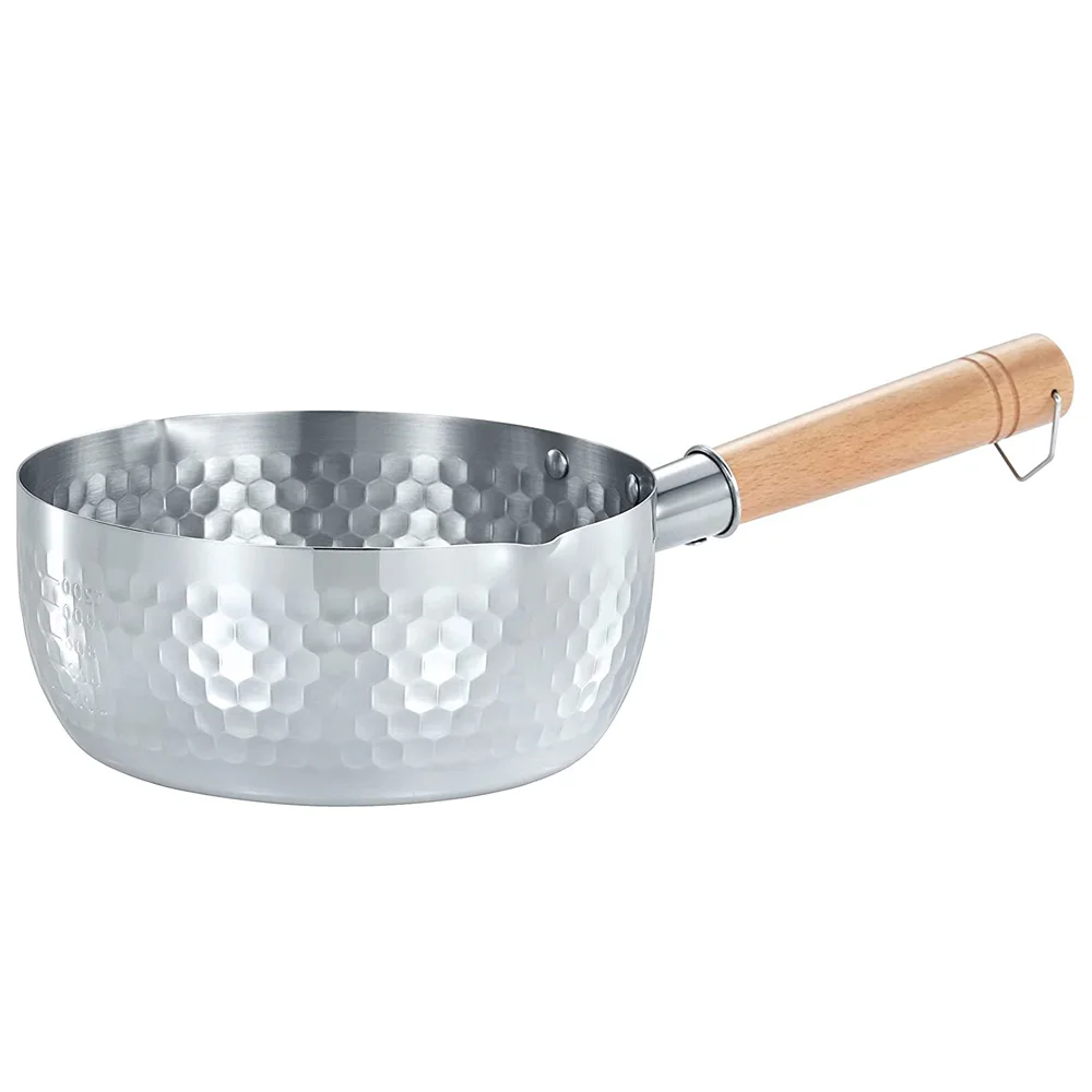 Schnesland Stainless Steel Yukihira Pan Traditional Japanese Saucepan with Wooden Handle
Schnesland Stainless Steel Yukihira Pan Traditional Japanese Saucepan with Wooden Handle