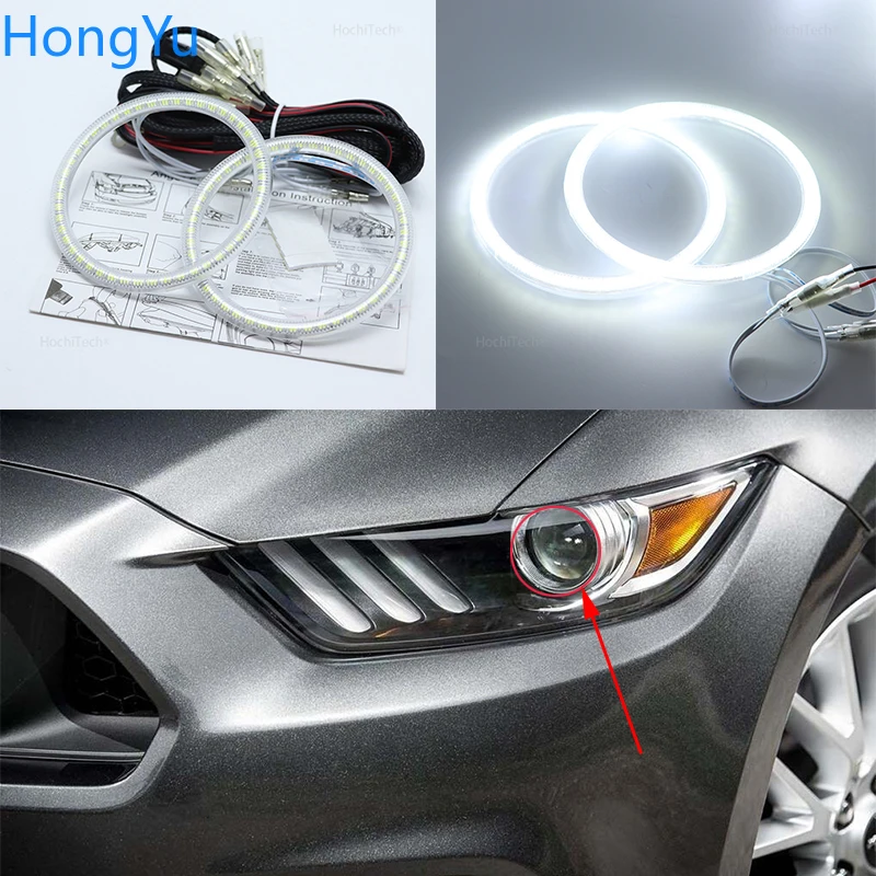 Для Ford Mustang 2015 2016 Smd комплект светодиодов глаза ангела отличное Ультра яркое