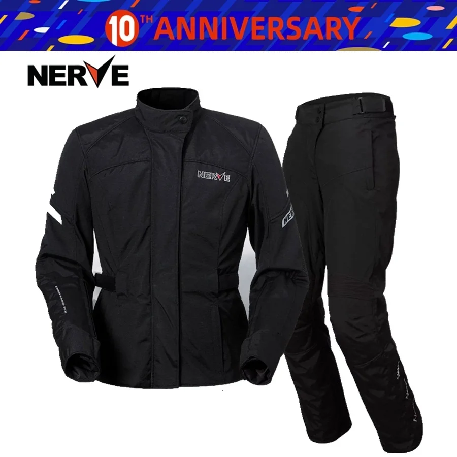 1pcs NERVE All Weather Woman's Motorcycle Jacket Female Motocross Pants Waterproof Warm CE Armored 500D Cordura Moto Jacket
1pcs NERVE All Weather Woman's Motorcycle Jacket Female Motocross Pants Waterproof Warm CE Armored 500D Cordura Moto Jacket