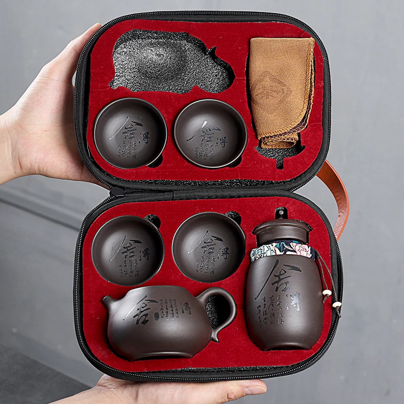 Chinese Ceramics Teaware Sets Handmade Vintage Crockery Portable Simple Fine Bone Teaware Sets Juego De Te Home Kitchen DB60CJ 
Chinese Ceramics Teaware Sets Handmade Vintage Crockery Portable Simple Fine Bone Teaware Sets Juego De Te Home Kitchen DB60CJ