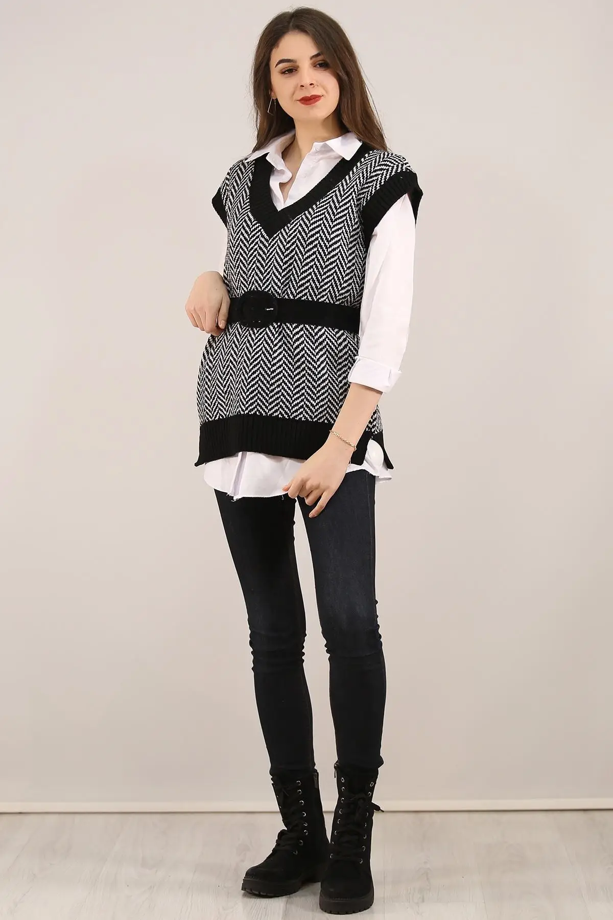 Patterned Jumper Siyahbeyaz
Patterned Jumper Siyahbeyaz