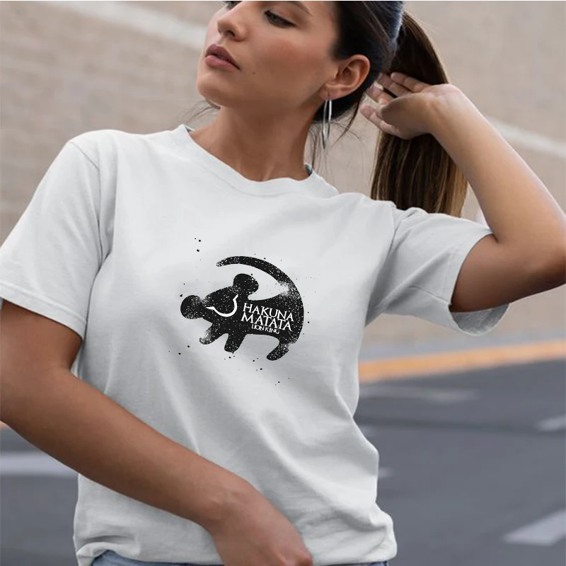 Kawaii Cartoon Anime Pattern Lion King Print T-shirt Ladies White Tshirt Summer New Casual Style Short Sleeves
Kawaii Cartoon Anime Pattern Lion King Print T-shirt Ladies White Tshirt Summer New Casual Style Short Sleeves