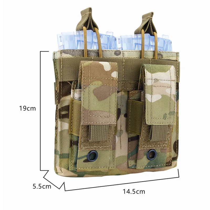 Outdoor Tactical 5.56 Double Mag Pouch Carrier Open-Top Tactical MOLLE Airsoft Mag Pouch
Outdoor Tactical 5.56 Double Mag Pouch Carrier Open-Top Tactical MOLLE Airsoft Mag Pouch