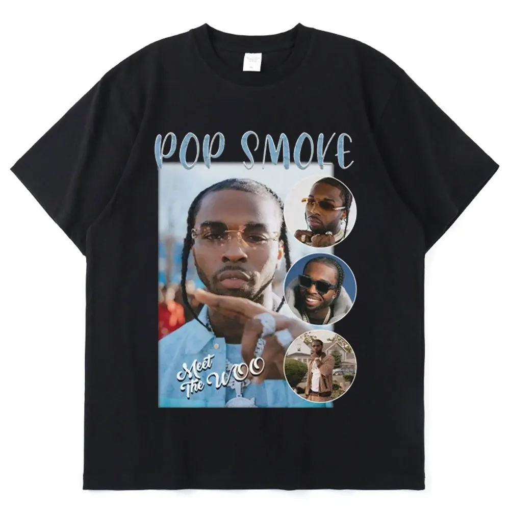 New Pop Smoke Vintage Rapper T-shirts Hip Hop Streetwear Men Woman Tshirts Novelty Graphic T Shirts Top Cotton Camisetas EU Size
New Pop Smoke Vintage Rapper T-shirts Hip Hop Streetwear Men Woman Tshirts Novelty Graphic T Shirts Top Cotton Camisetas EU Size