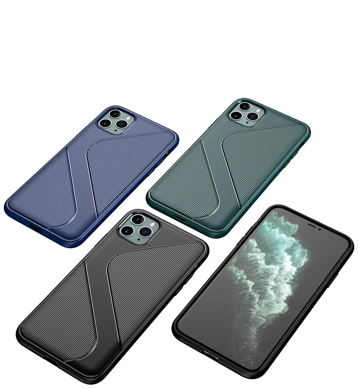 For Iphone 11 Pro Max Case TPU Soft Silicon Coque Apple X XS XR 6 6S 7 8 Plus Cases Funda | Мобильные телефоны и