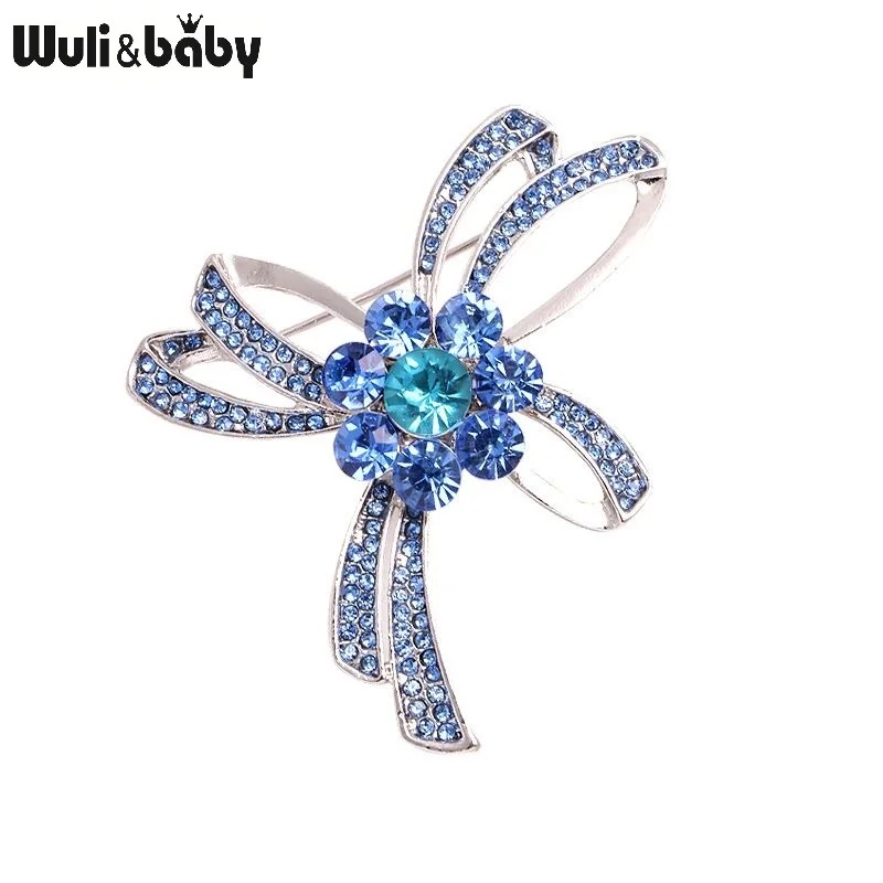 Wuli&baby Blue Rhinestone Bowknot Flower Brooches For Women Weddings Banquet Office Brooch Pins Gifts
Wuli&baby Blue Rhinestone Bowknot Flower Brooches For Women Weddings Banquet Office Brooch Pins Gifts