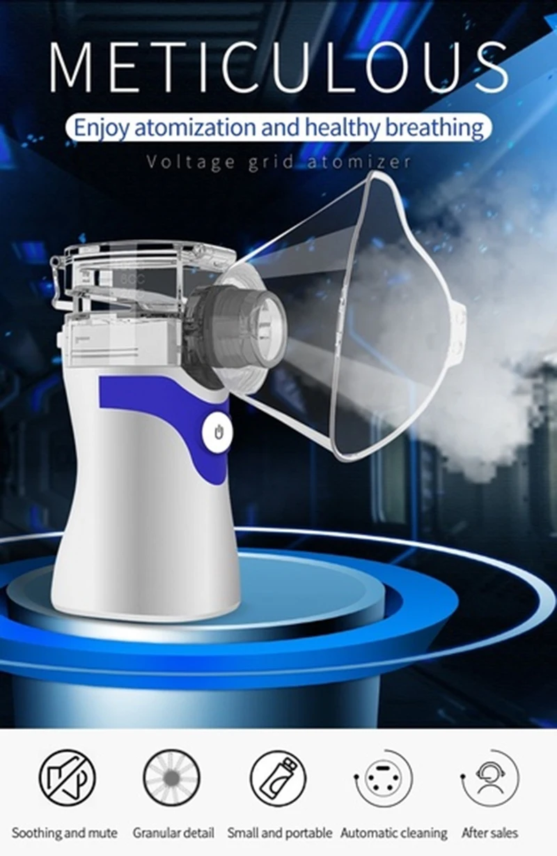 Medical Equipment Portable Mini Handheld Child Adult Nebulizer Handheld Asthma Inhaler Atomizer Health Care USB Ultrasonic
Medical Equipment Portable Mini Handheld Child Adult Nebulizer Handheld Asthma Inhaler Atomizer Health Care USB Ultrasonic