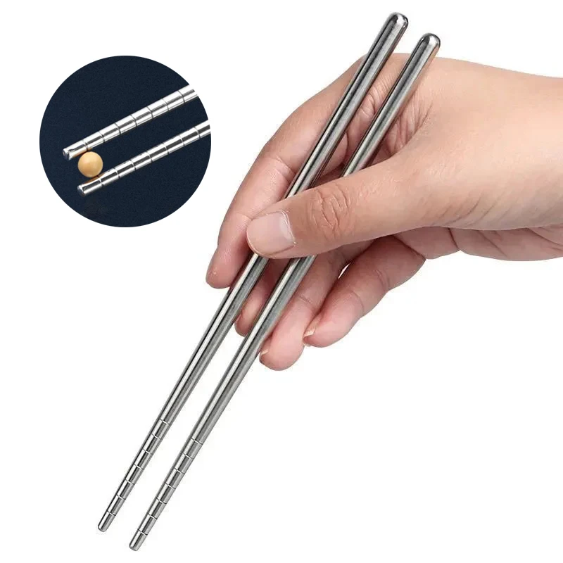 5/2PCS Portable Stainless Steel Chopsticks Non-slip Reusable Chinese Non-slip Environmentally Friendly Tableware Sushi Tools
5/2PCS Portable Stainless Steel Chopsticks Non-slip Reusable Chinese Non-slip Environmentally Friendly Tableware Sushi Tools