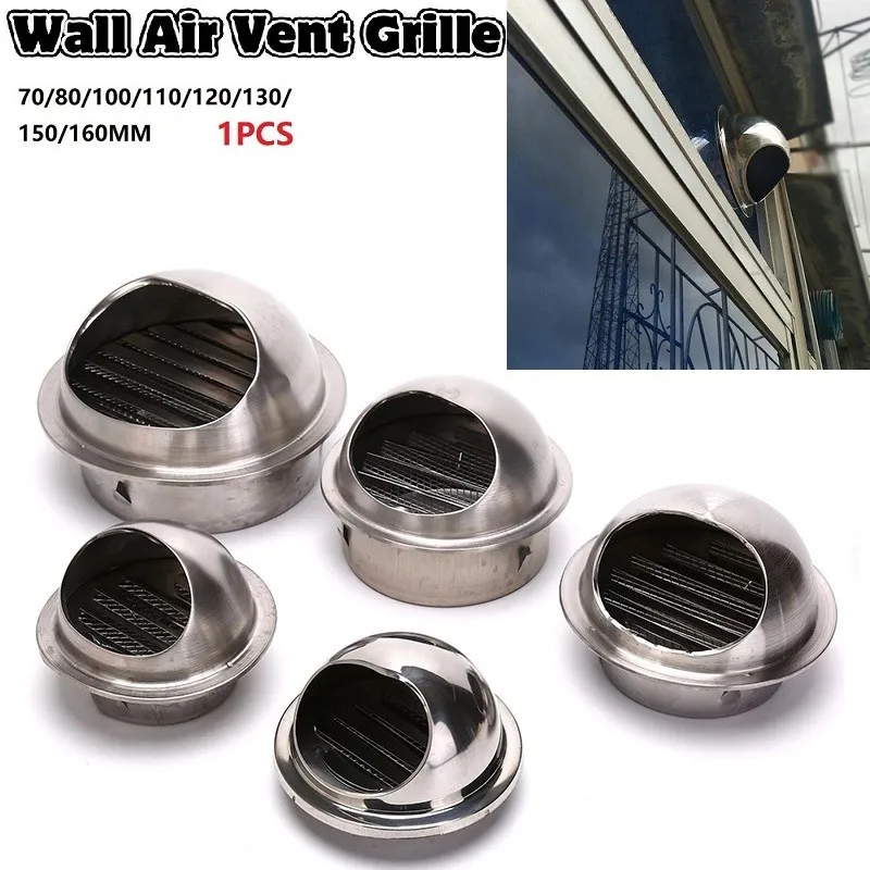 304 Stainless Steel Ceiling Air Vent Ducting Ventilation Exhaust Grille Cover Ventilation Exhaust Cap Wall Mounted Waterproof
304 Stainless Steel Ceiling Air Vent Ducting Ventilation Exhaust Grille Cover Ventilation Exhaust Cap Wall Mounted Waterproof