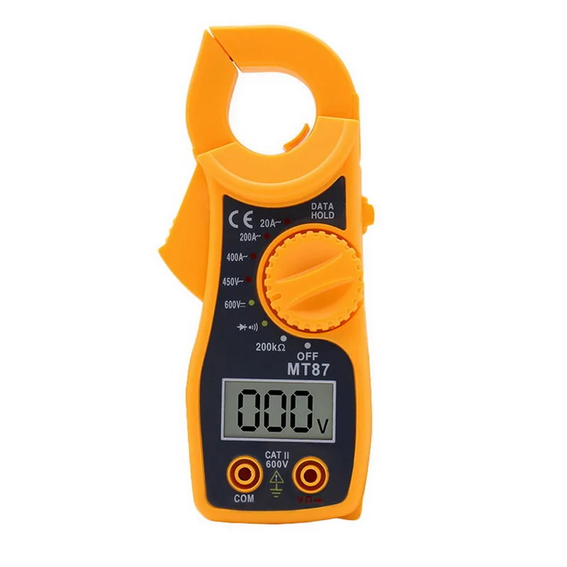 New 1Pcs MT87 Clamp Meters LCD Digital Multimeter Measurement AC/DC Voltage Tester Current Resistance High Quanlity Clamp Meters
New 1Pcs MT87 Clamp Meters LCD Digital Multimeter Measurement AC/DC Voltage Tester Current Resistance High Quanlity Clamp Meters