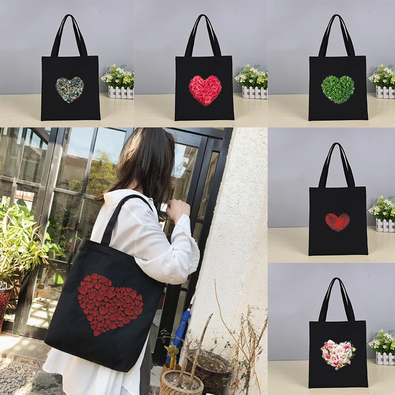 Heart-shaped Shopping Bags Women's Canvas Bag Gifts for Female Teachers Shopper Custom Designer Handbags Shoulder and Other Hand
Heart-shaped Shopping Bags Women's Canvas Bag Gifts for Female Teachers Shopper Custom Designer Handbags Shoulder and Other Hand