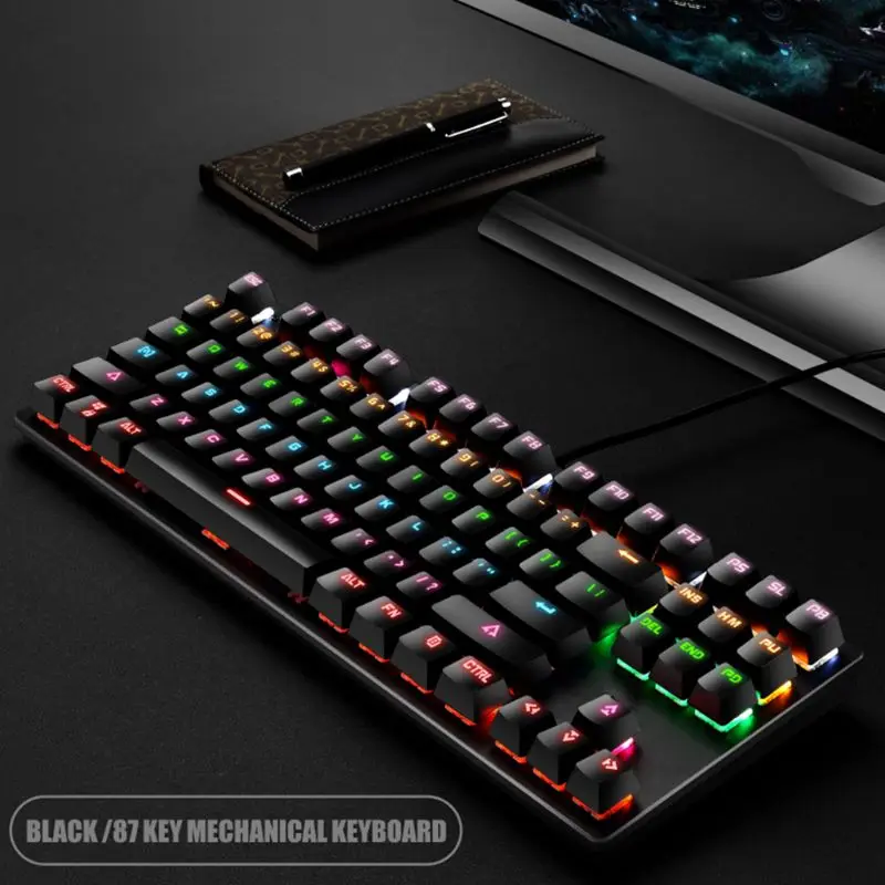 K550 Green Shaft Mechanical Keypad 87 Keys Gaming Keyboard for Windows XP/7/8/10 Systems
K550 Green Shaft Mechanical Keypad 87 Keys Gaming Keyboard for Windows XP/7/8/10 Systems
