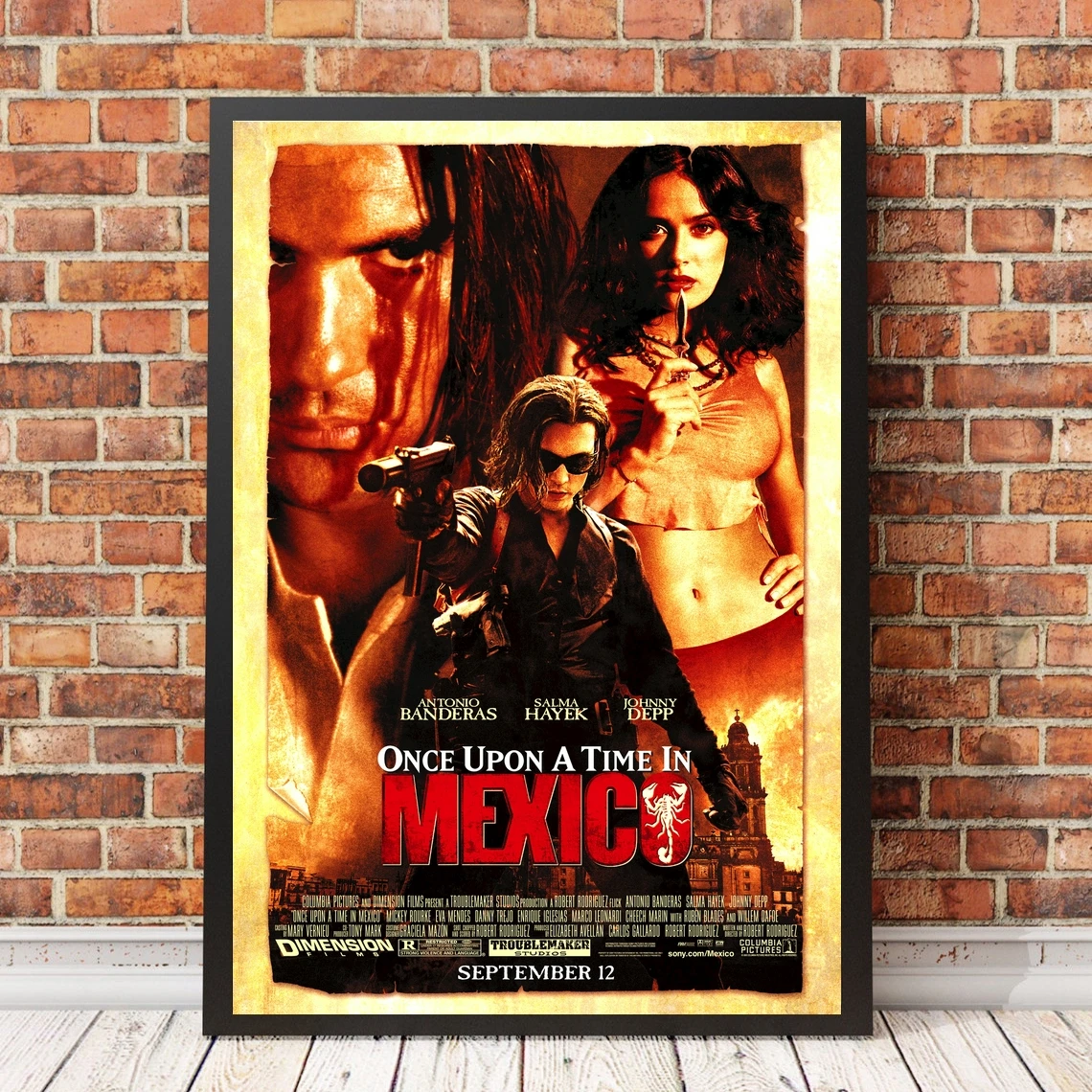 Once Upon A Time In Mexico Classic Movie Poster Canvas Art Prints Home Decoration Wall Painting ( No Frame )
Once Upon A Time In Mexico Classic Movie Poster Canvas Art Prints Home Decoration Wall Painting ( No Frame )