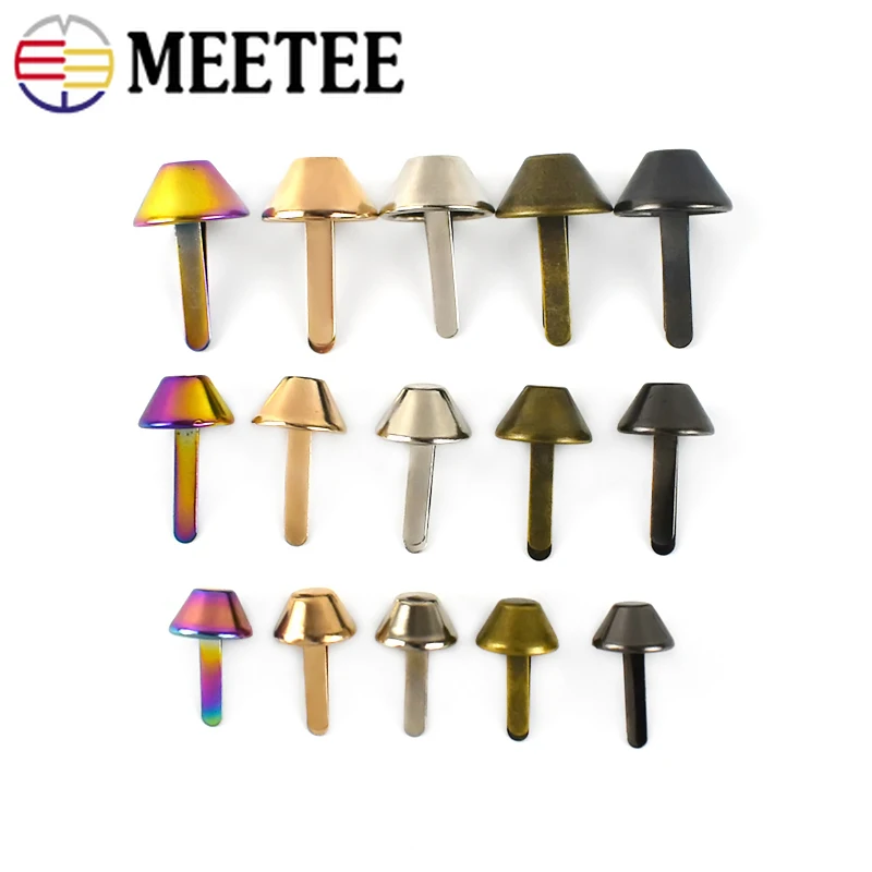 50pcs Colored Two-Legged Bucket Cap Rivets Fasteners Bags Shoes Studs Metal Rivet Bottom Nail DIY Leather Crafts Accessories 
50pcs Colored Two-Legged Bucket Cap Rivets Fasteners Bags Shoes Studs Metal Rivet Bottom Nail DIY Leather Crafts Accessories