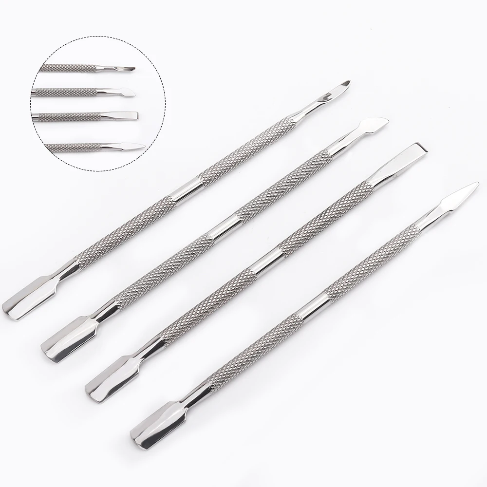 3/4Pcs Stainless Steel Double Head Cuticle Pusher for Manicure 2021 Tools for Nails Art Non-Slip Nail Cuticle Remover Accessorie
3/4Pcs Stainless Steel Double Head Cuticle Pusher for Manicure 2021 Tools for Nails Art Non-Slip Nail Cuticle Remover Accessorie