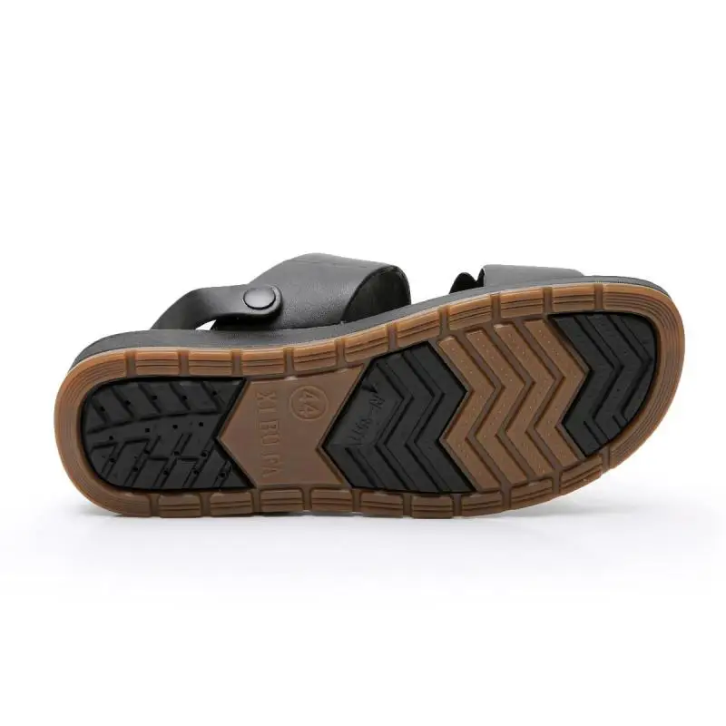 2020 New Men Sandals Genuine Split Leather Beach Shoes Brand Casual Slippers Sneakers Summer Flip Flops | Обувь