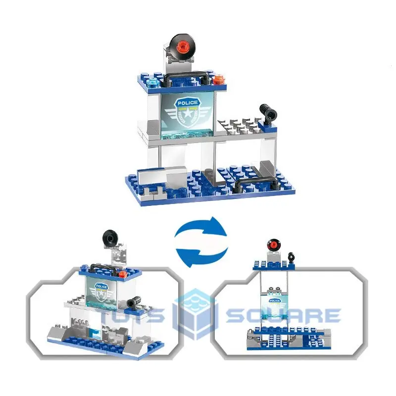 The 8IN1 City Police Model Building Blocks Bricks Set With Car Aircraft Ship Action Figures Gifts Educational Toys For Children
The 8IN1 City Police Model Building Blocks Bricks Set With Car Aircraft Ship Action Figures Gifts Educational Toys For Children