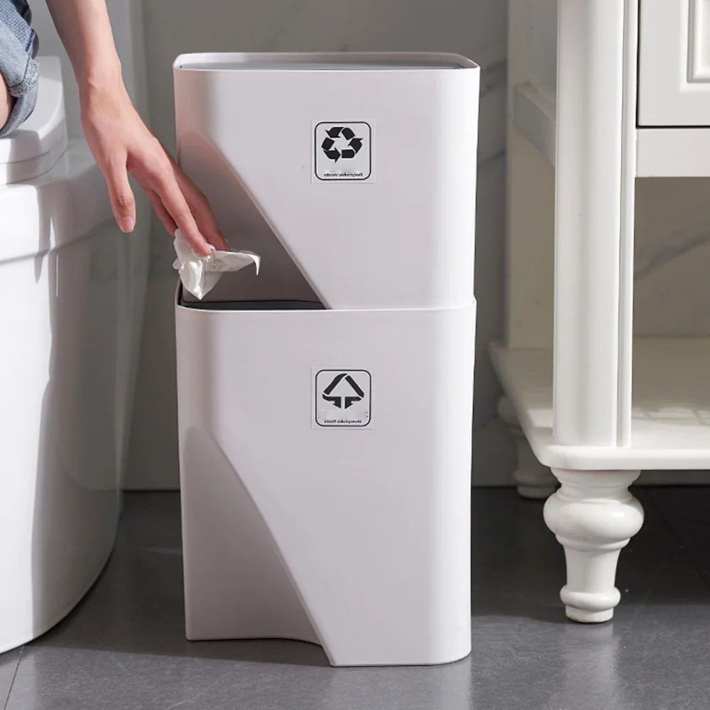 Multifunction Household Dry Wet Separation Waste Bin Rubbish Bin Kitchen Trash Can Recycle Bin bedside Stacked Sorting Trash Can
Multifunction Household Dry Wet Separation Waste Bin Rubbish Bin Kitchen Trash Can Recycle Bin bedside Stacked Sorting Trash Can