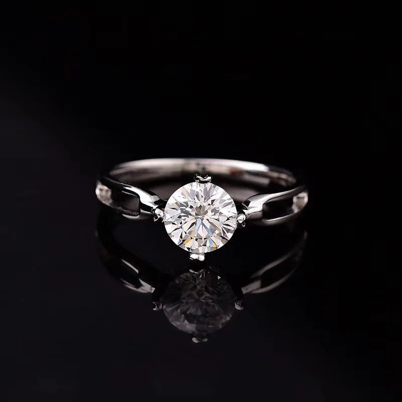 S925 Silver Moissanite Ring 1.00ct D VVS Luxury Moissanite Weding Ring for Women S925 silver ring
S925 Silver Moissanite Ring 1.00ct D VVS Luxury Moissanite Weding Ring for Women S925 silver ring
