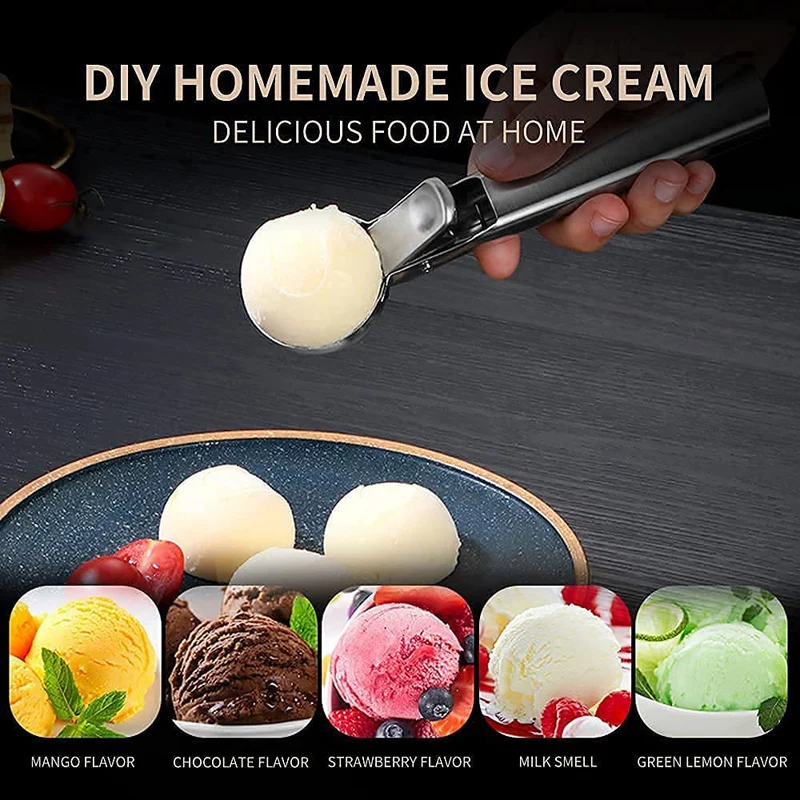 Ice Cream Scoop Stainless Steel Ice Cream Spoon Watermelon Baller Scoop Fruit Dessert Spoon Ice Cream Ball Maker Kitchen Tools
Ice Cream Scoop Stainless Steel Ice Cream Spoon Watermelon Baller Scoop Fruit Dessert Spoon Ice Cream Ball Maker Kitchen Tools