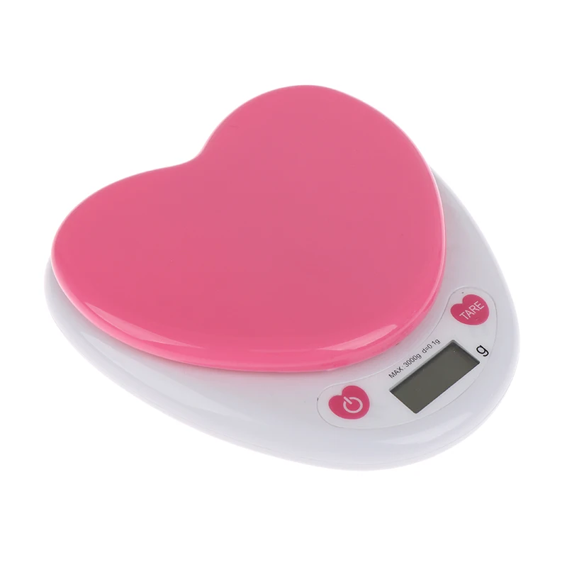 Digital Kitchen Scale LCD Monitor Auto Zero Auto Poweroff Solid Heart Shape Gift
Digital Kitchen Scale LCD Monitor Auto Zero Auto Poweroff Solid Heart Shape Gift