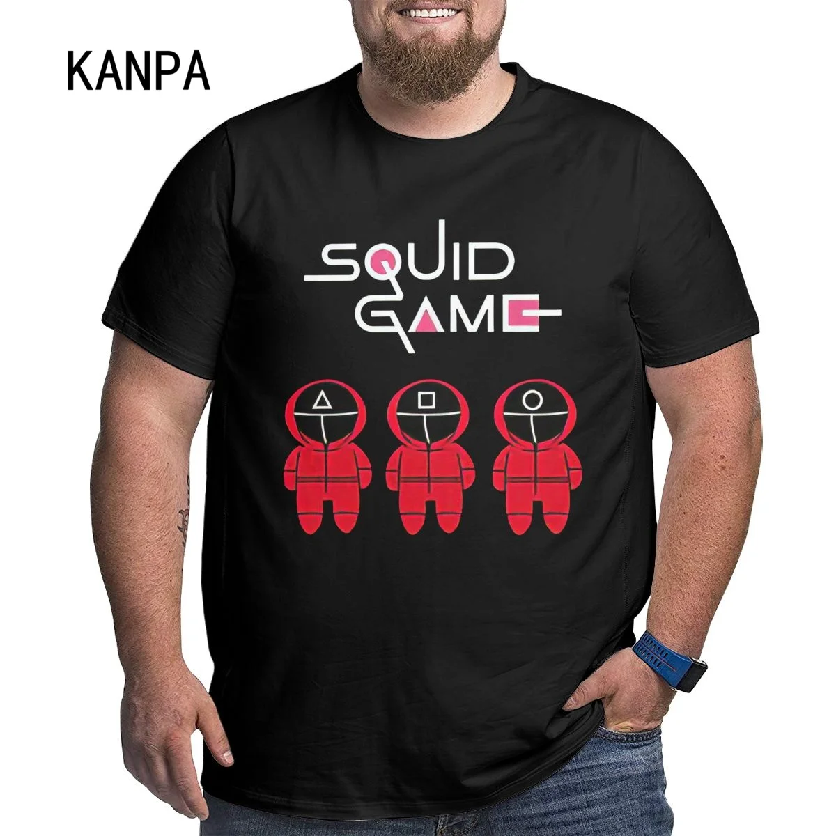 Korean TV Squid Game Men Plus Size T Shirts Men's Oversized T-shirt Short Sleeve Breathable Tops Tee Summer Large Loose Tees
Korean TV Squid Game Men Plus Size T Shirts Men's Oversized T-shirt Short Sleeve Breathable Tops Tee Summer Large Loose Tees