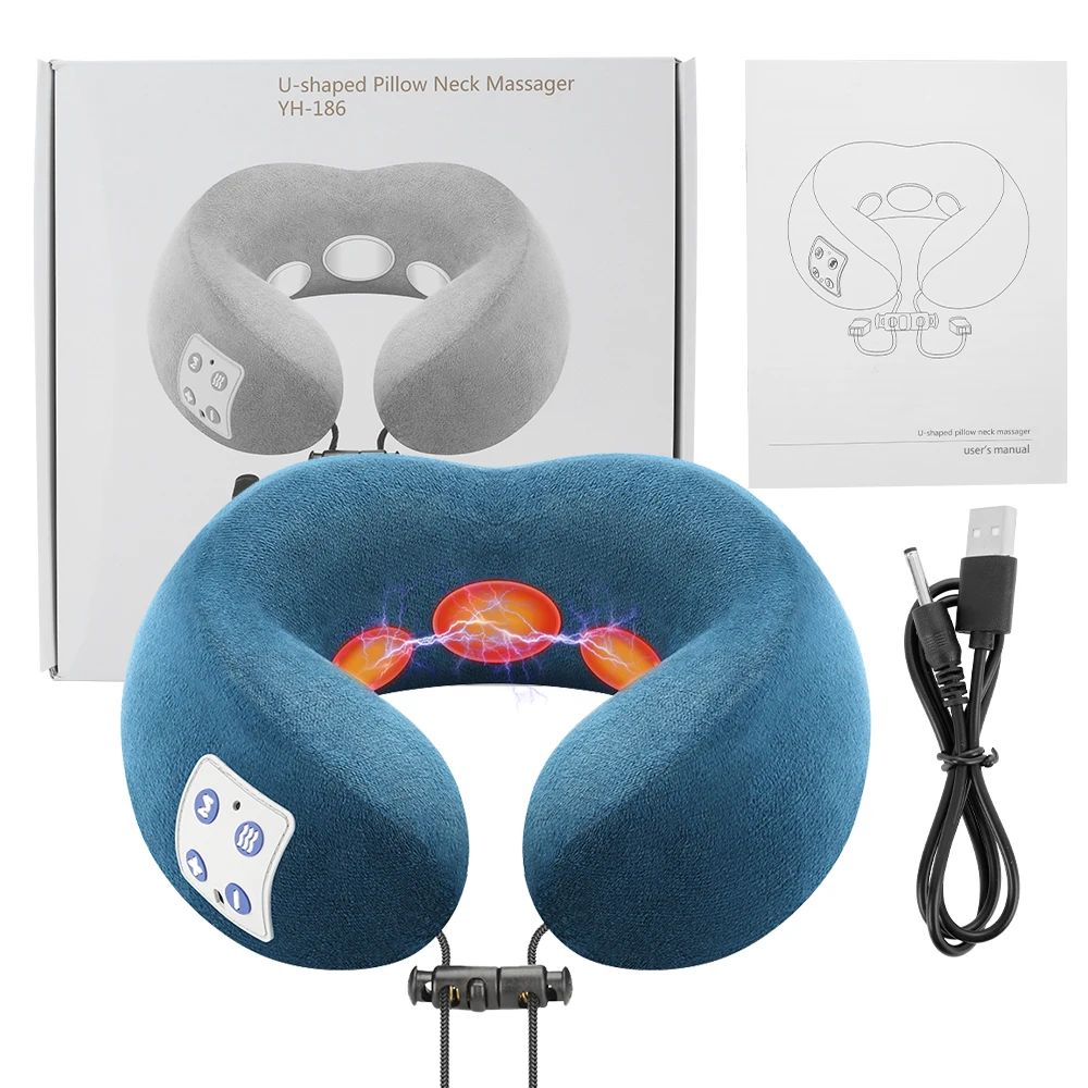 9 Mode Electric Intelligent Voice Neck massager Pillow Ushaped Multifunction Shoulder Cervical Massager Home Car Relaxing Massag
9 Mode Electric Intelligent Voice Neck massager Pillow Ushaped Multifunction Shoulder Cervical Massager Home Car Relaxing Massag
