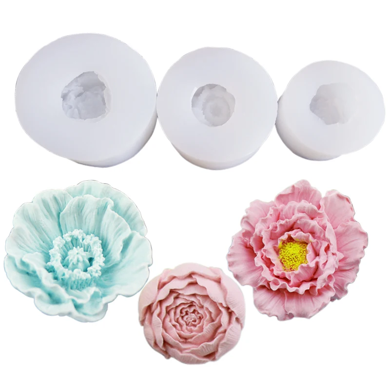 3D 1PCS Flower Candle Wax Silicone Soap Mold for DIY Rose Poppy Peony Gypsum Plaster Mould For Clay Decoration Resin Moulds C392
3D 1PCS Flower Candle Wax Silicone Soap Mold for DIY Rose Poppy Peony Gypsum Plaster Mould For Clay Decoration Resin Moulds C392