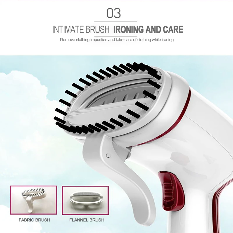 New Garment Steamers Clothes Mini Steam Iron Handheld dry Cleaning Brush Clothes Household Appliance Portable Travel 220V EUplug
New Garment Steamers Clothes Mini Steam Iron Handheld dry Cleaning Brush Clothes Household Appliance Portable Travel 220V EUplug