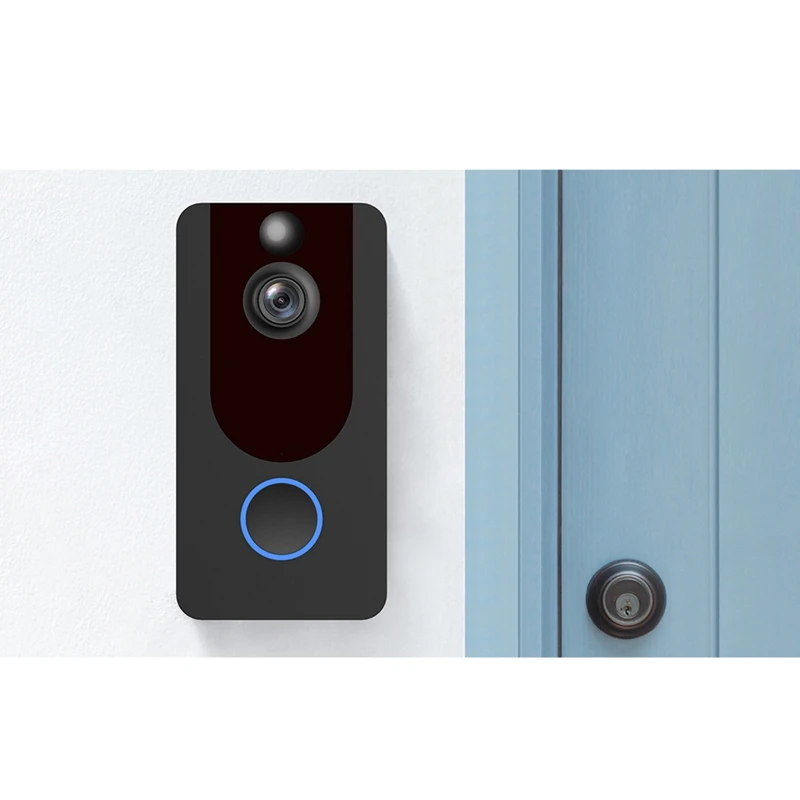 V7 1080P Smart WiFi Video Doorbell Camera Visual Intercom with Chime Night Vision IP Door Bell Wireless Security Camera
V7 1080P Smart WiFi Video Doorbell Camera Visual Intercom with Chime Night Vision IP Door Bell Wireless Security Camera