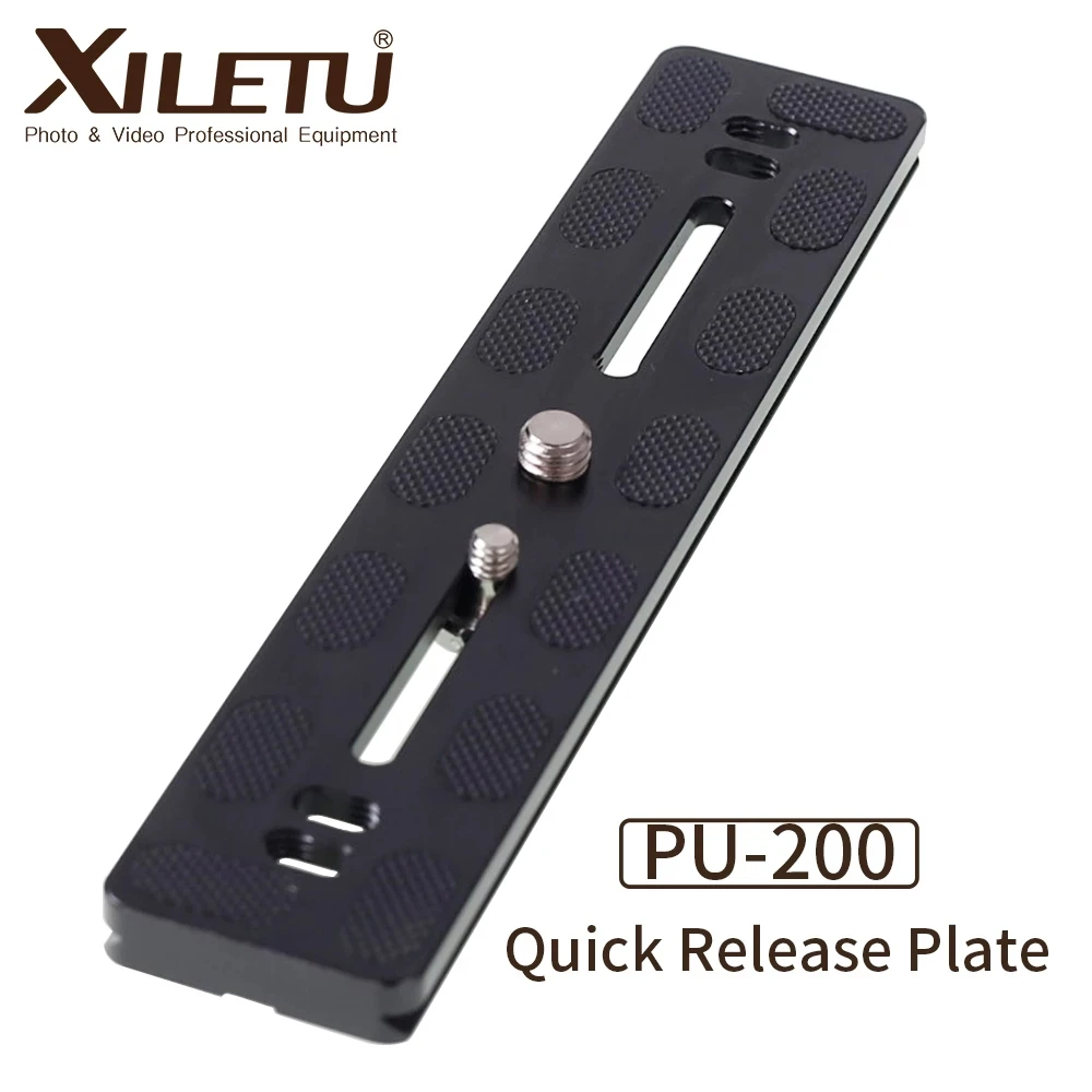 XILETU PU-200 Quick Shot Arca Swiss Tripod Ballhead Adapter Mount Board Dslr Camera Holder Bracket Quick Release Plate 3/8 Screw
XILETU PU-200 Quick Shot Arca Swiss Tripod Ballhead Adapter Mount Board Dslr Camera Holder Bracket Quick Release Plate 3/8 Screw