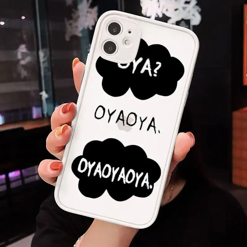 Oya Oya Oya Haikyuu anime luxury design Phone Case matte transparent For iphone 7 8 11 12 plus mini x xs xr pro max cover
Oya Oya Oya Haikyuu anime luxury design Phone Case matte transparent For iphone 7 8 11 12 plus mini x xs xr pro max cover
