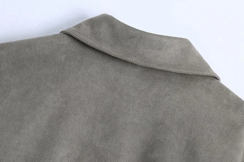 Women 2020 Fashion With Pockets Faux Suede Oversized Blouses Vintage Long Sleeve Button-Up Female Shirts Chic Tops
Women 2020 Fashion With Pockets Faux Suede Oversized Blouses Vintage Long Sleeve Button-Up Female Shirts Chic Tops