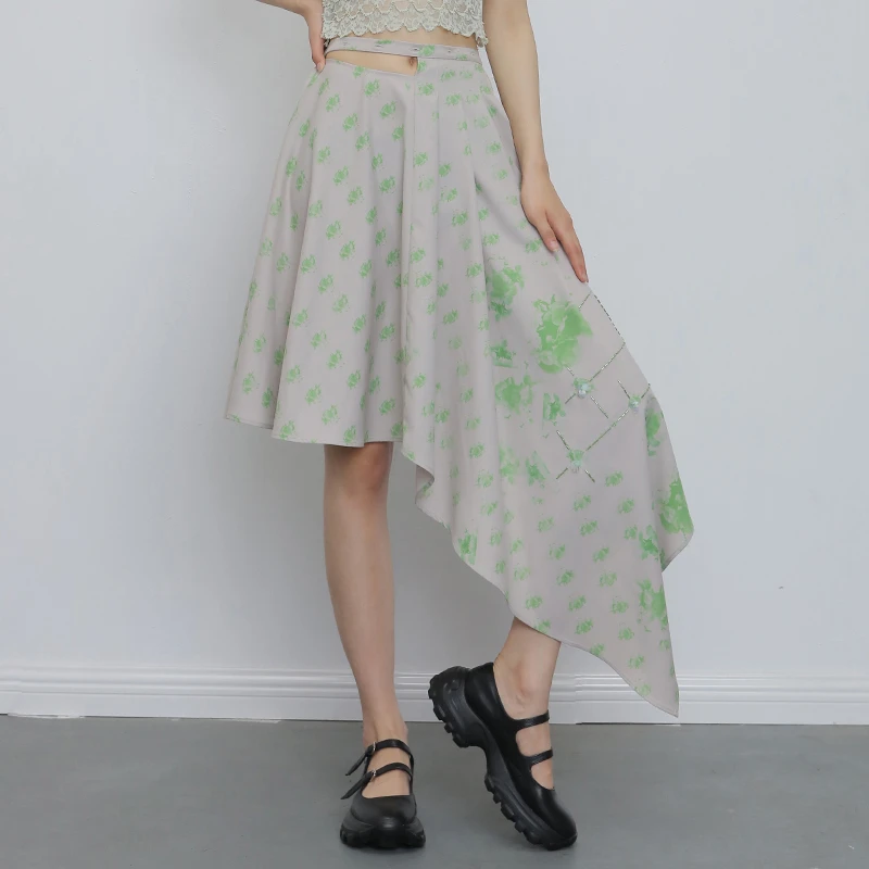 SeeBeautiful Sling Dress Female Floral Print Sleeveless Removable Sexy Expose Back Hollow Irregular Spring 2021 New Fashion L133
SeeBeautiful Sling Dress Female Floral Print Sleeveless Removable Sexy Expose Back Hollow Irregular Spring 2021 New Fashion L133