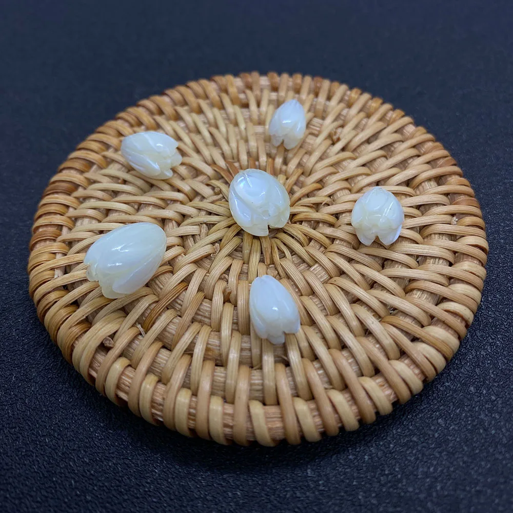 5 pcs/bag Natural White Mother-of-pearl Beads Exquisite Fashion Shell Flower Loose Beads for Making Jewelry Accessories
5 pcs/bag Natural White Mother-of-pearl Beads Exquisite Fashion Shell Flower Loose Beads for Making Jewelry Accessories